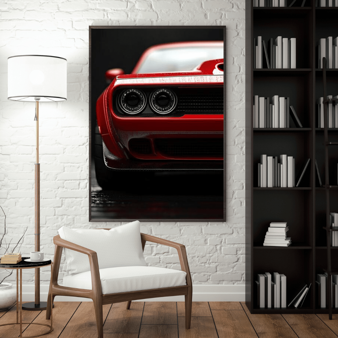 Red Demon - Automotive Wall Art - Aestheticanvas