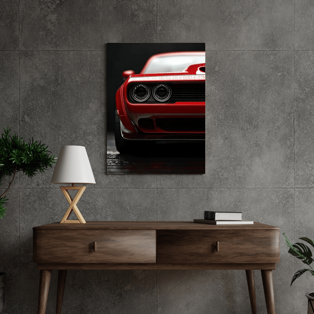 Red Demon - Automotive Wall Art - Aestheticanvas