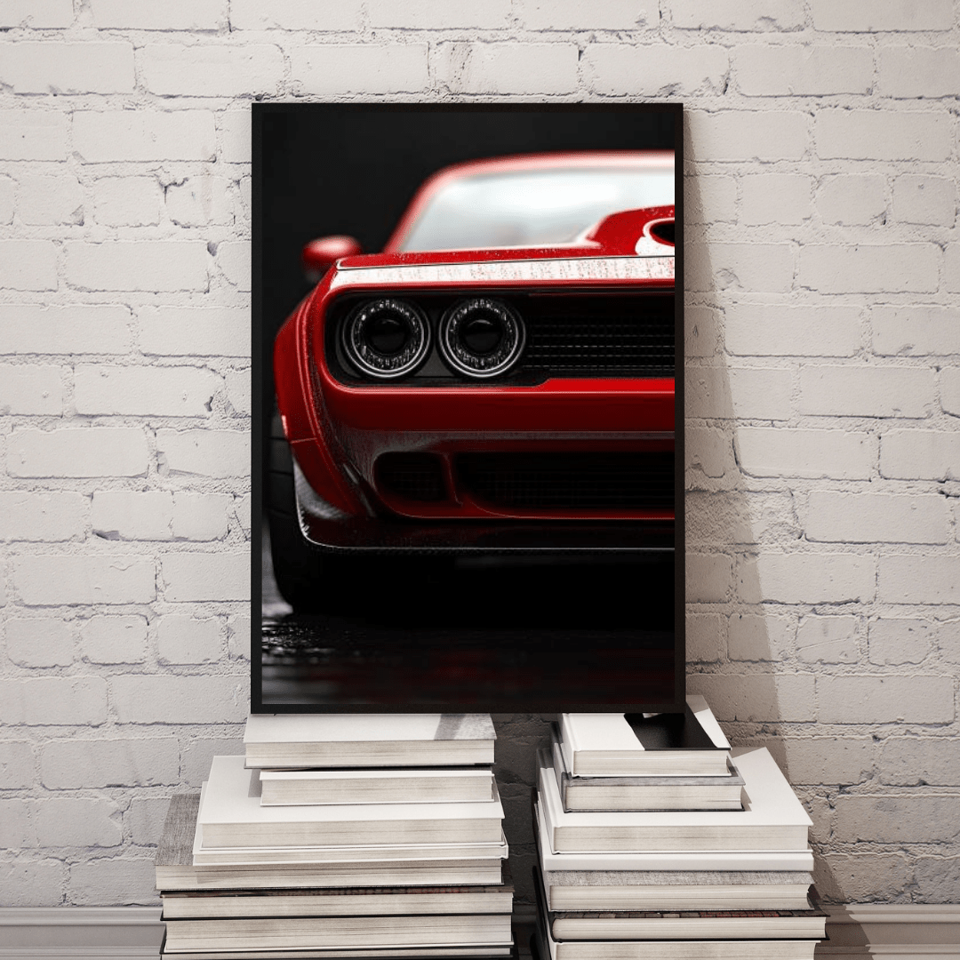 Red Demon - Automotive Wall Art - Aestheticanvas