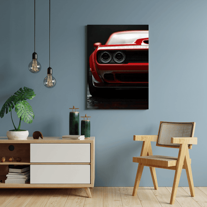 Red Demon - Automotive Wall Art - Aestheticanvas