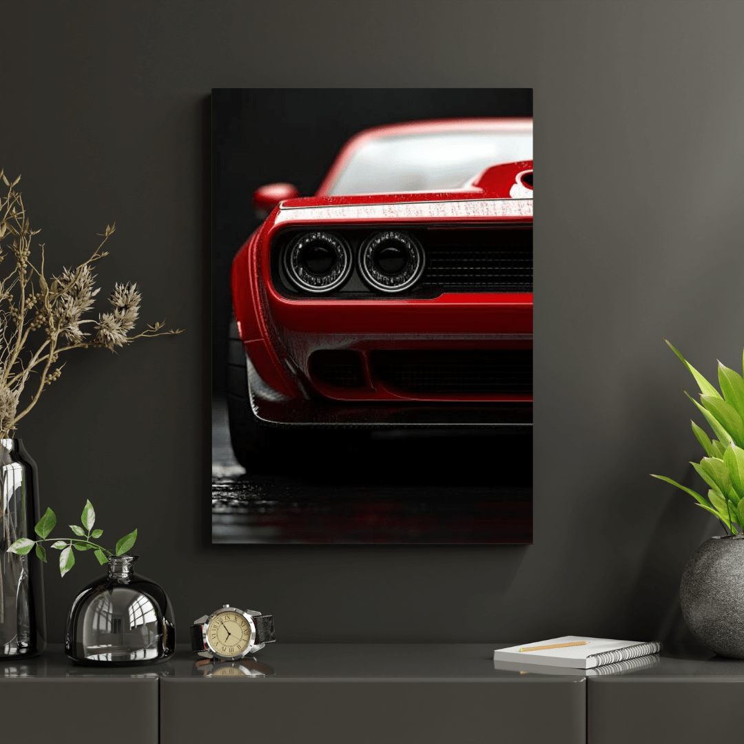 Red Demon - Automotive Wall Art - Aestheticanvas