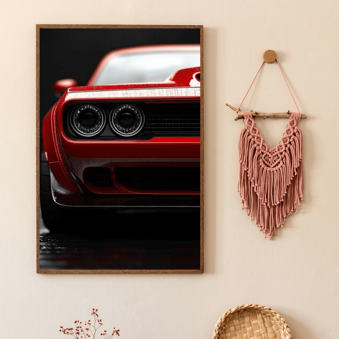 Red Demon - Automotive Wall Art - Aestheticanvas