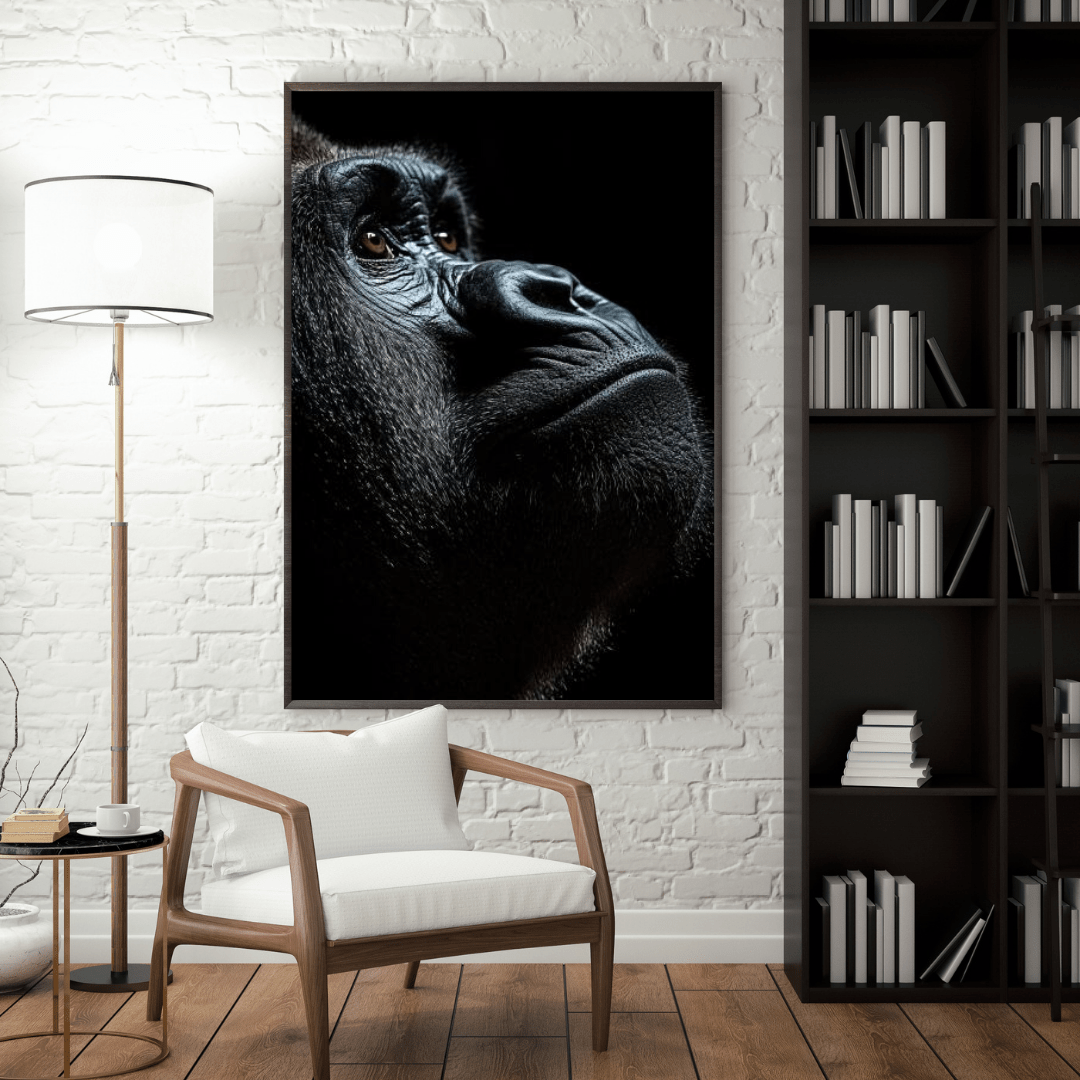 Reflective Gaze - Wildlife Wall Art - Aestheticanvas