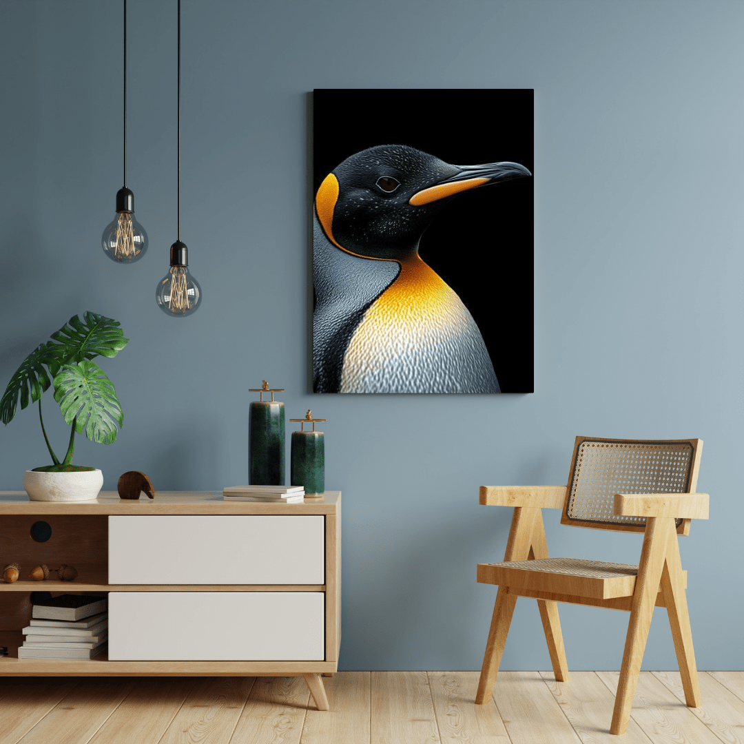 Regal Penguin - Wildlife Wall Art - Aestheticanvas