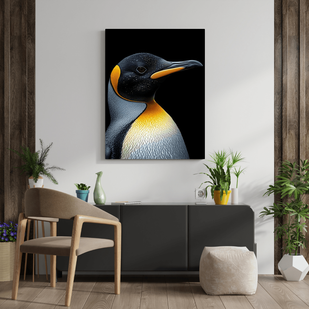 Regal Penguin - Wildlife Wall Art - Aestheticanvas