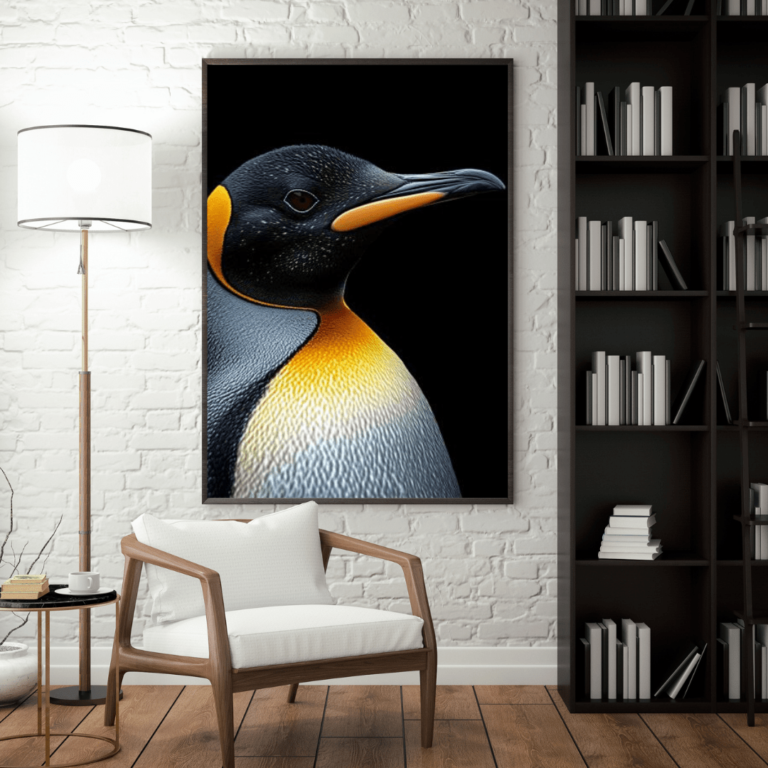 Regal Penguin - Wildlife Wall Art - Aestheticanvas