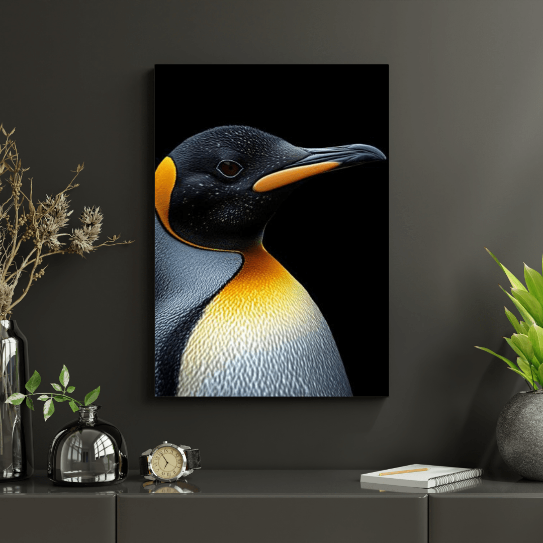 Regal Penguin - Wildlife Wall Art - Aestheticanvas