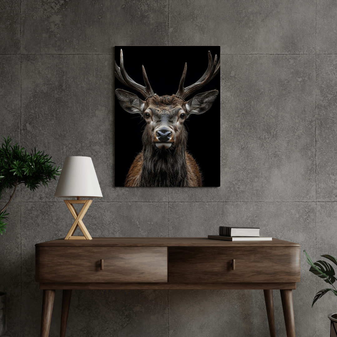 Regal Stag - Wildlife Wall Art - Aestheticanvas