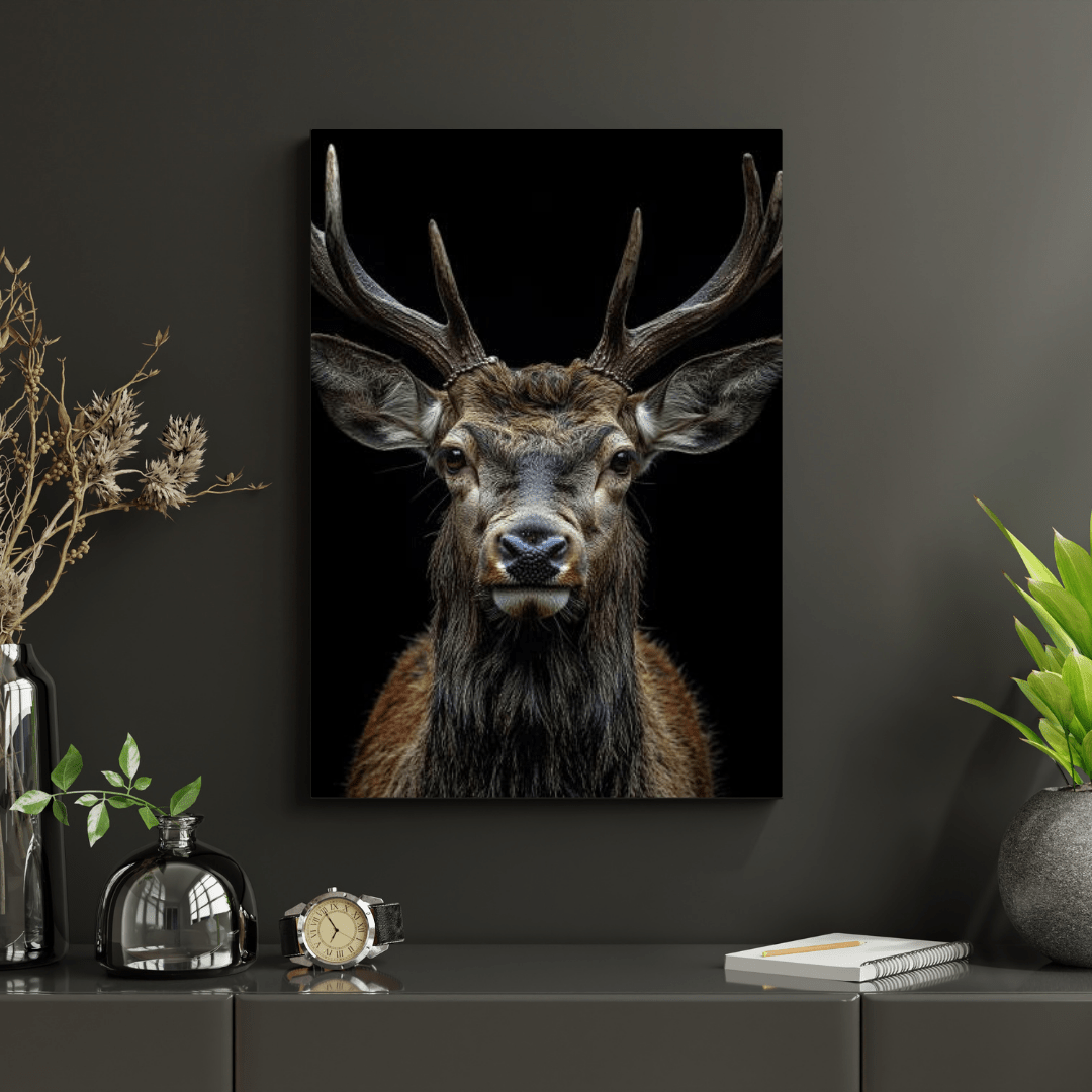 Regal Stag - Wildlife Wall Art - Aestheticanvas