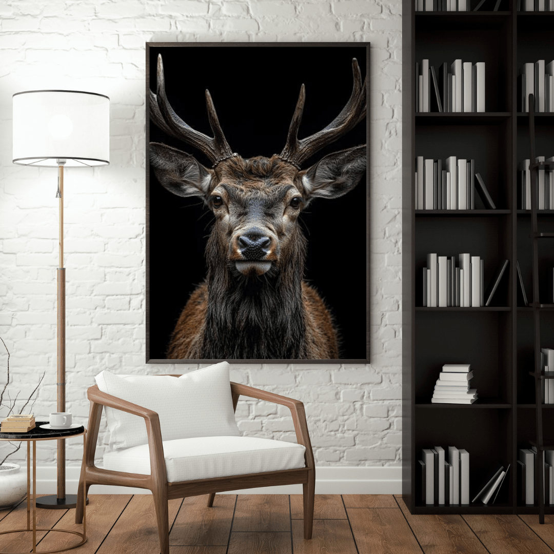 Regal Stag - Wildlife Wall Art - Aestheticanvas