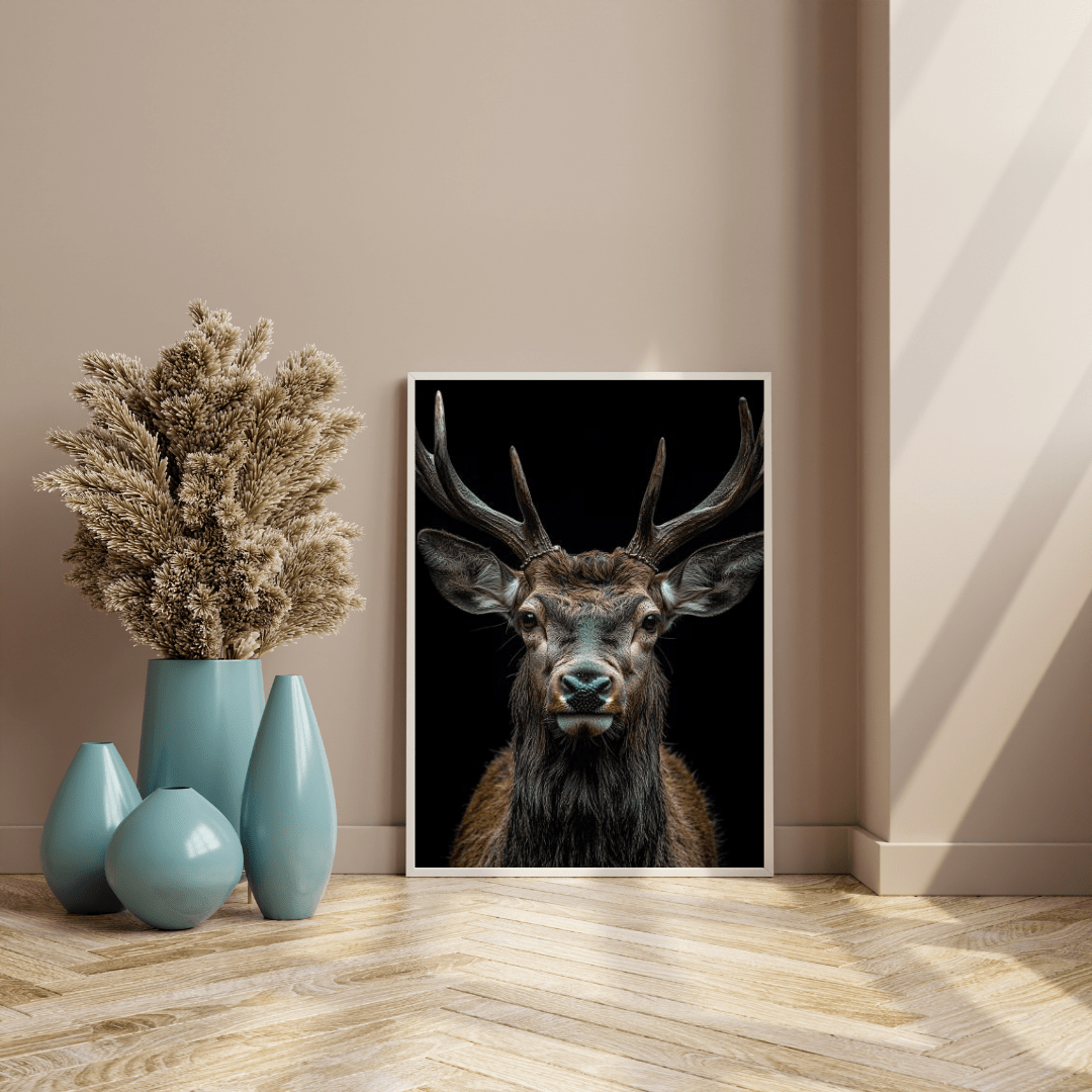 Regal Stag - Wildlife Wall Art - Aestheticanvas