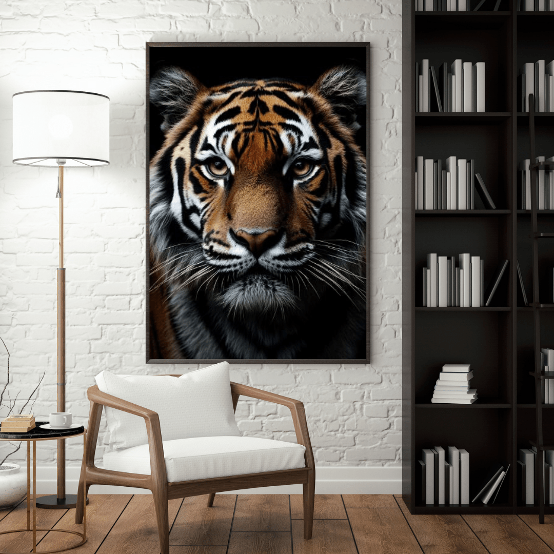 Royal Stare - Wildlife Wall Art - Aestheticanvas