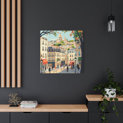 Sacré - Cœur Charm in Autumn - Paris Wall Art - Aestheticanvas