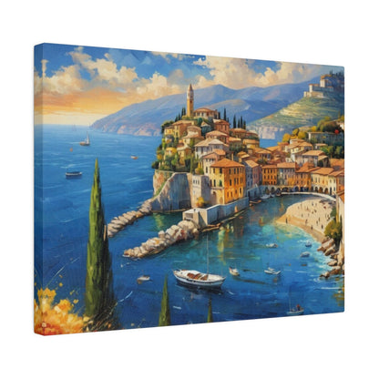 Sea View In Italy - Italian Wall Art - Aestheticanvas