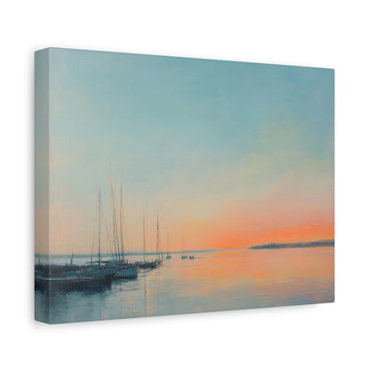 Seascape Sunset Elegance - Nautical Wall Art - Aestheticanvas