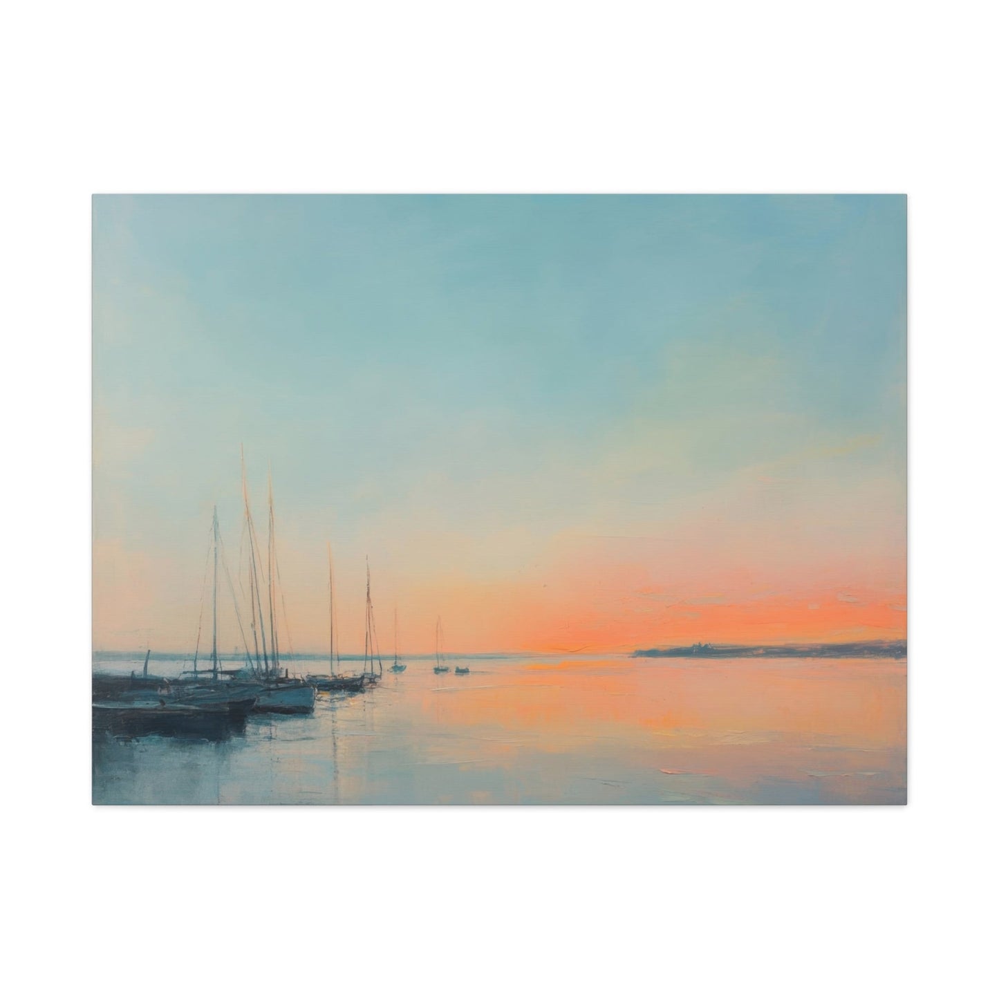 Seascape Sunset Elegance - Nautical Wall Art - Aestheticanvas