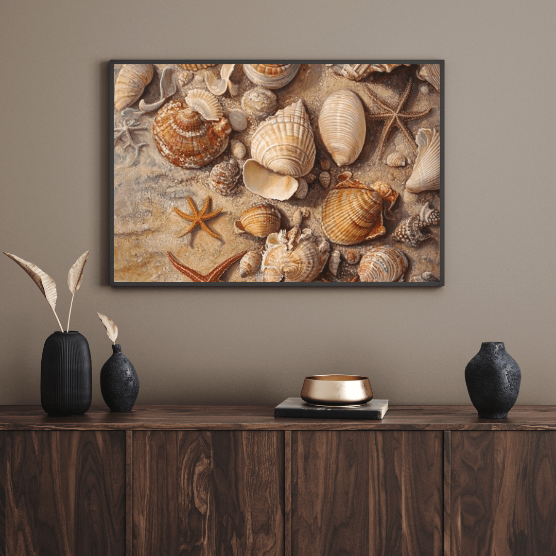 Seaside Treasures Collection - Beach Wall Art - Aestheticanvas