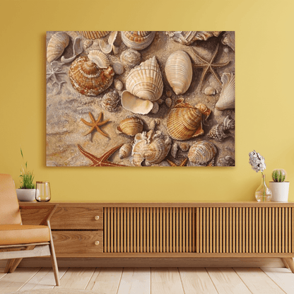 Seaside Treasures Collection - Beach Wall Art - Aestheticanvas