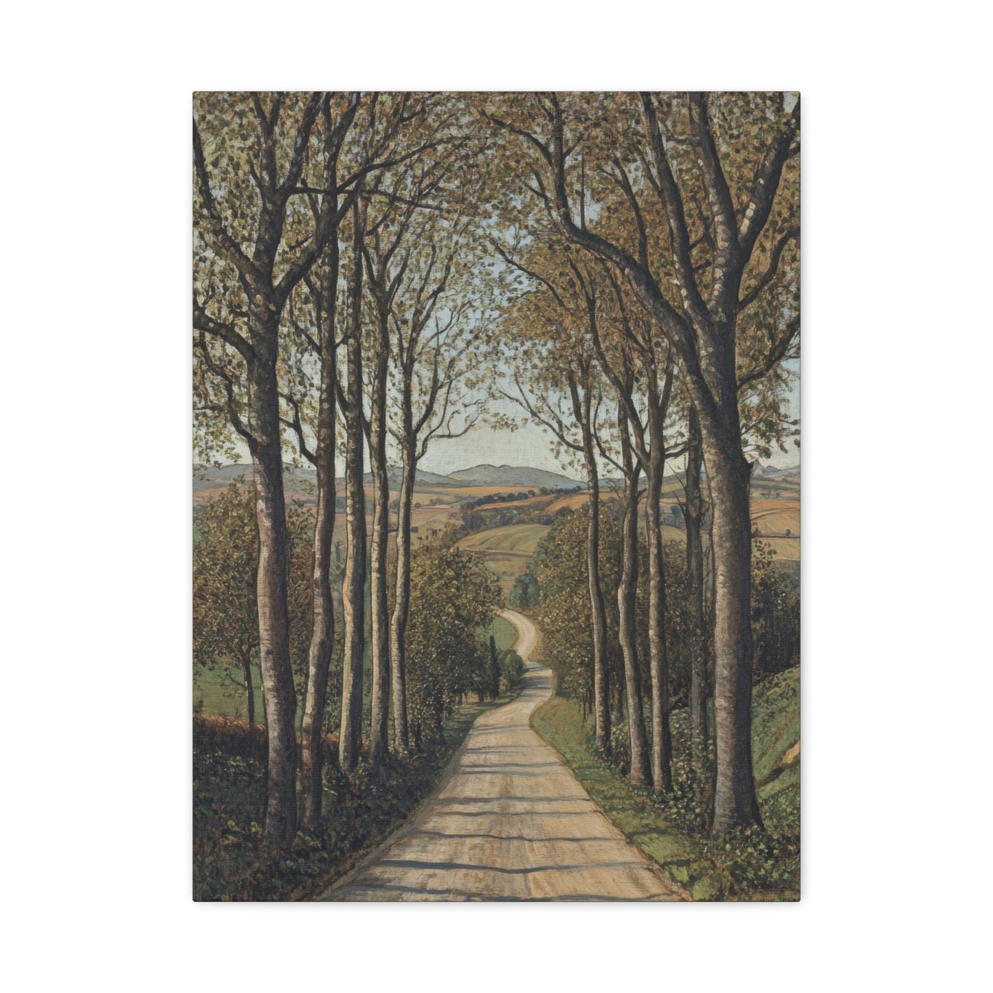 Serene Countryside Pathway - Landscape Wall Art - Aestheticanvas