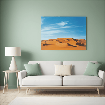 Serene Desert Dunes - Landscape Wall Art - Aestheticanvas