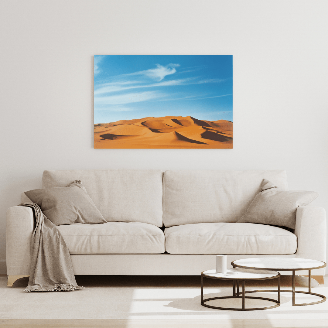 Serene Desert Dunes - Landscape Wall Art - Aestheticanvas