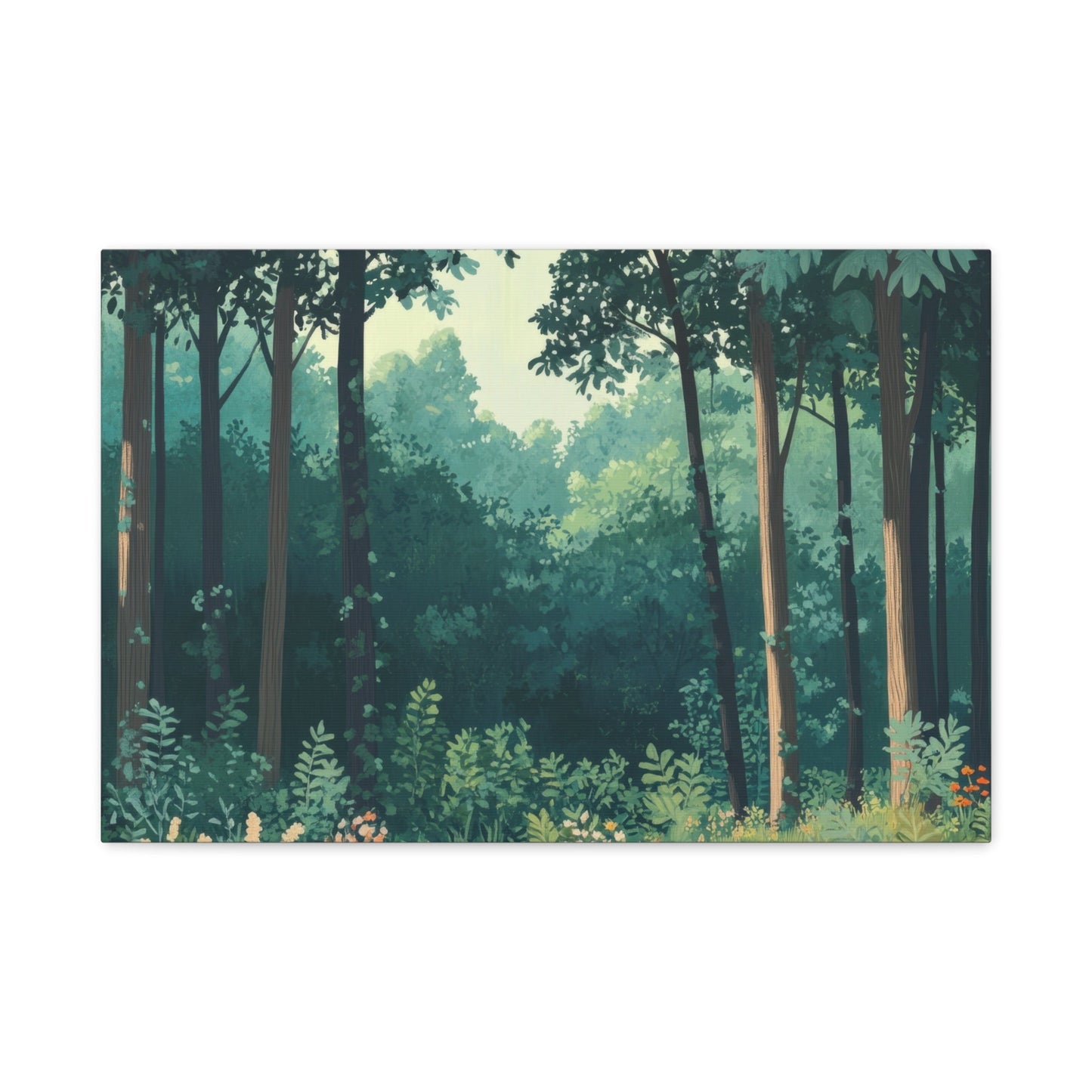 Serene Forest Haven - Nature Wall Art - Aestheticanvas