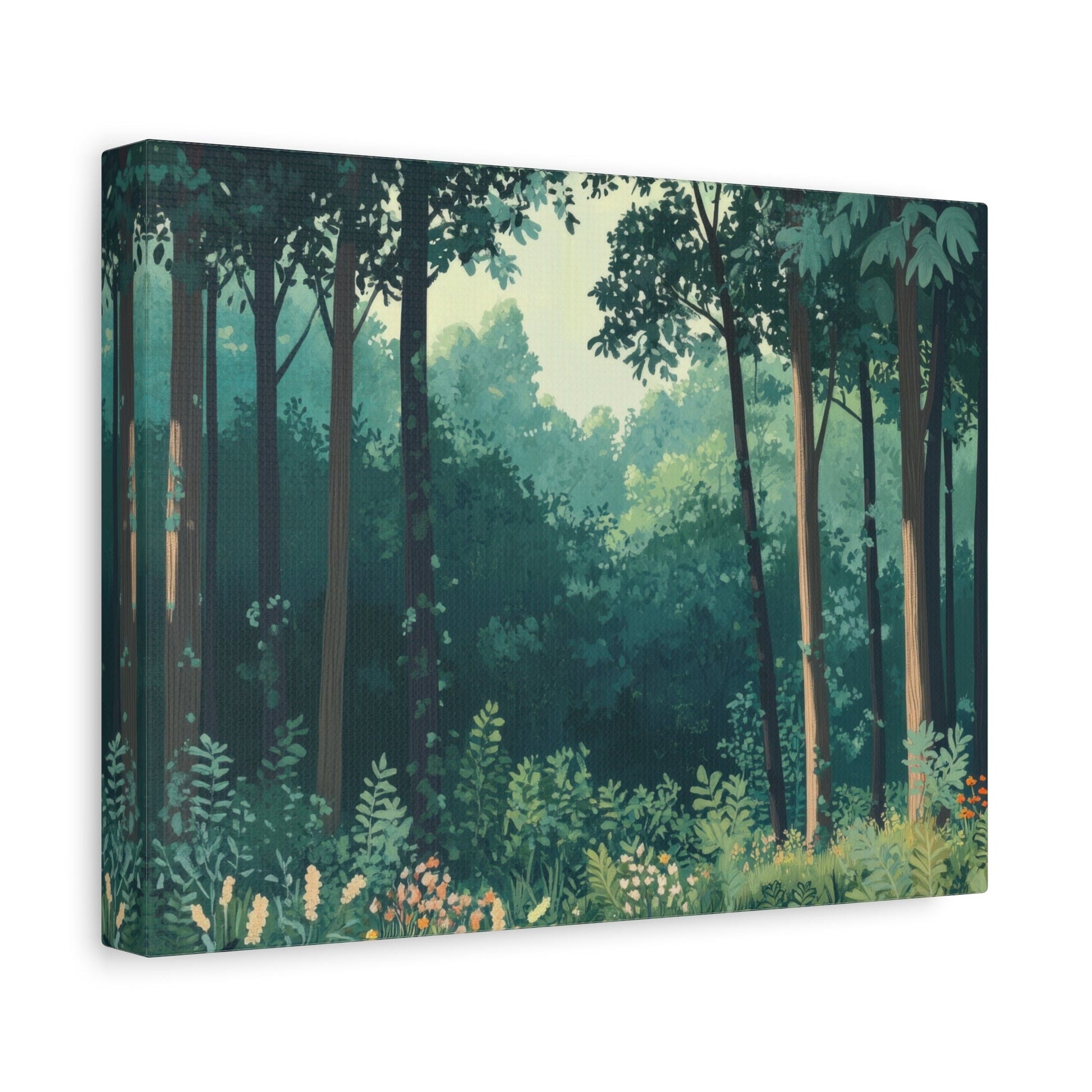 Serene Forest Haven - Nature Wall Art - Aestheticanvas