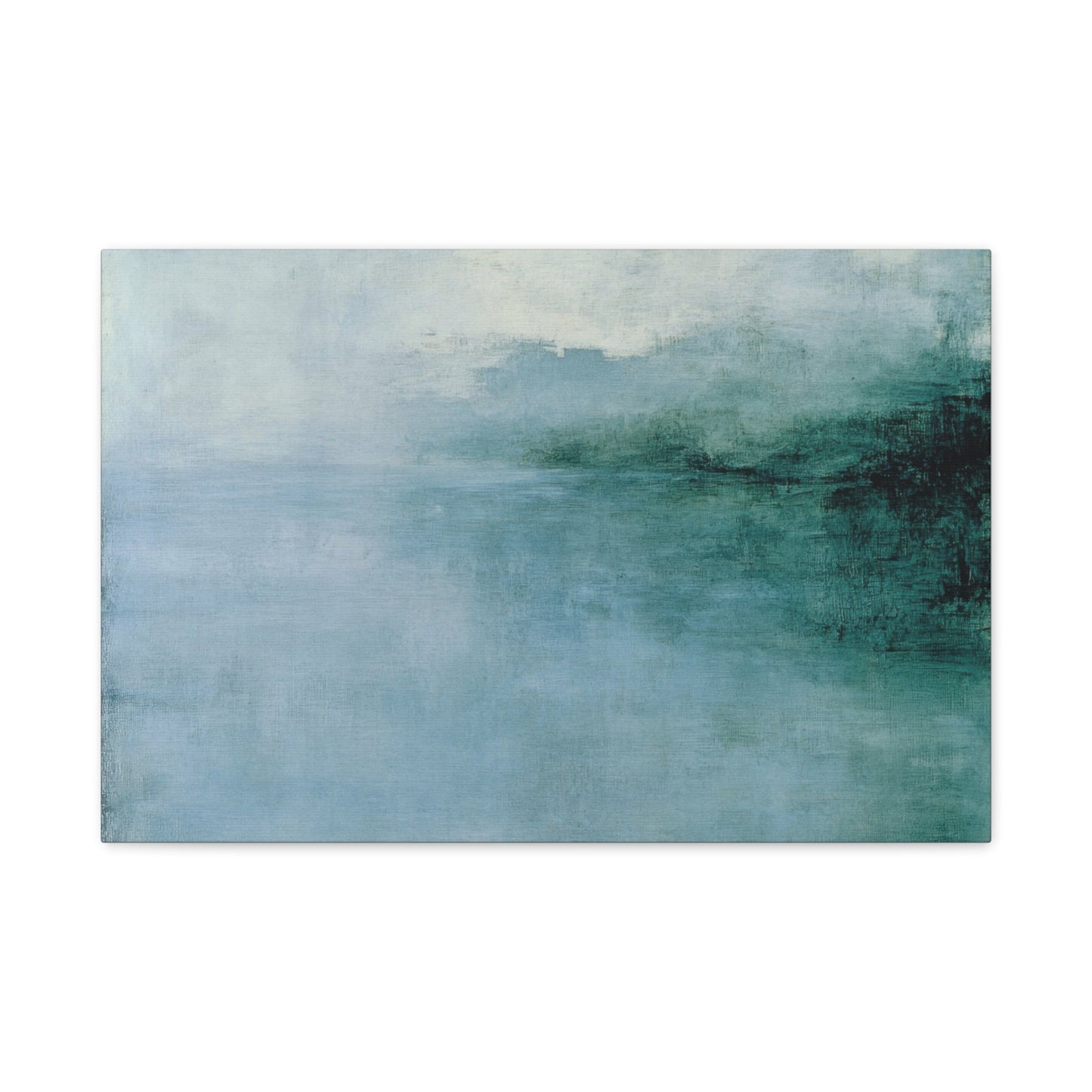 Serene Hazy Landscape - Nature Wall Art - Aestheticanvas