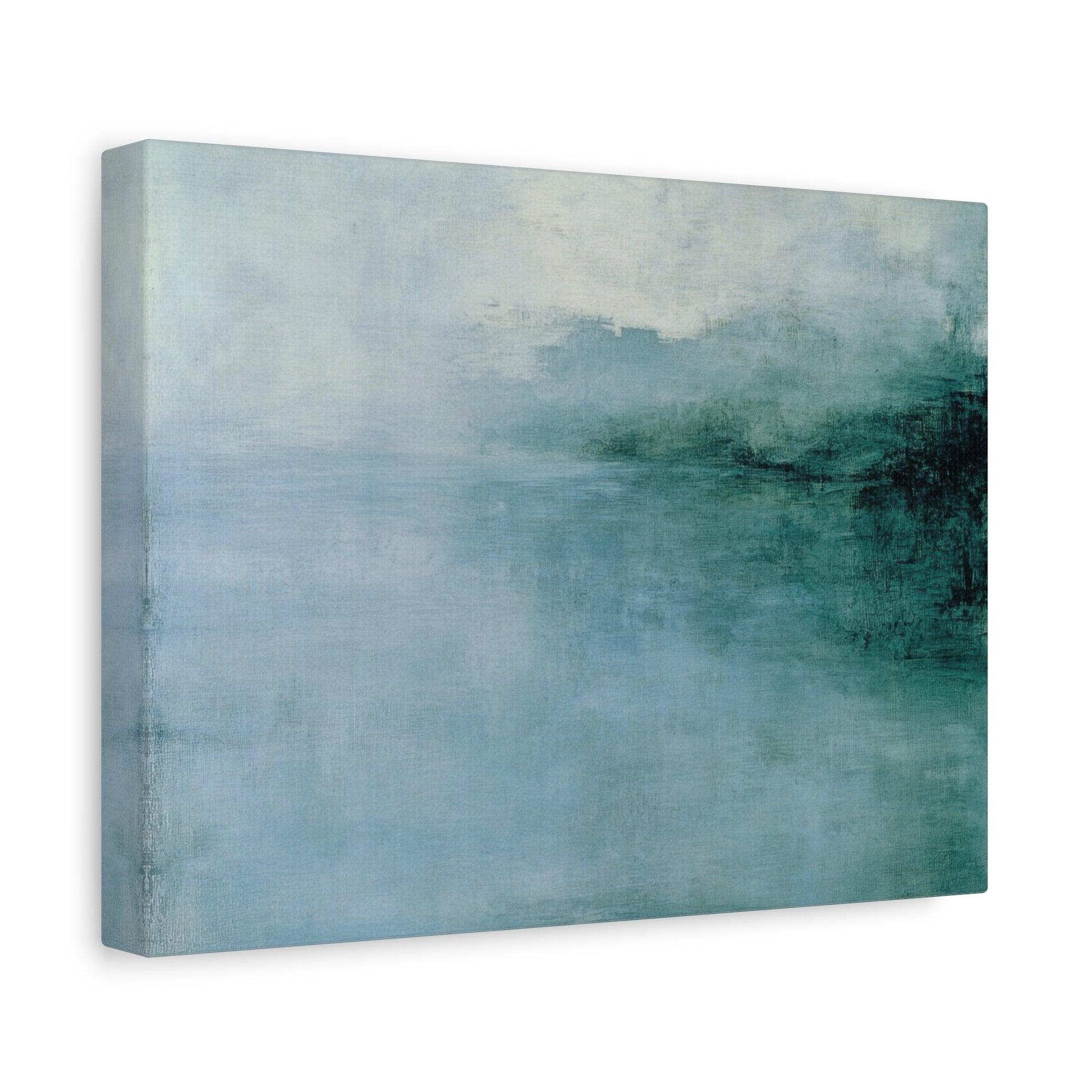 Serene Hazy Landscape - Nature Wall Art - Aestheticanvas