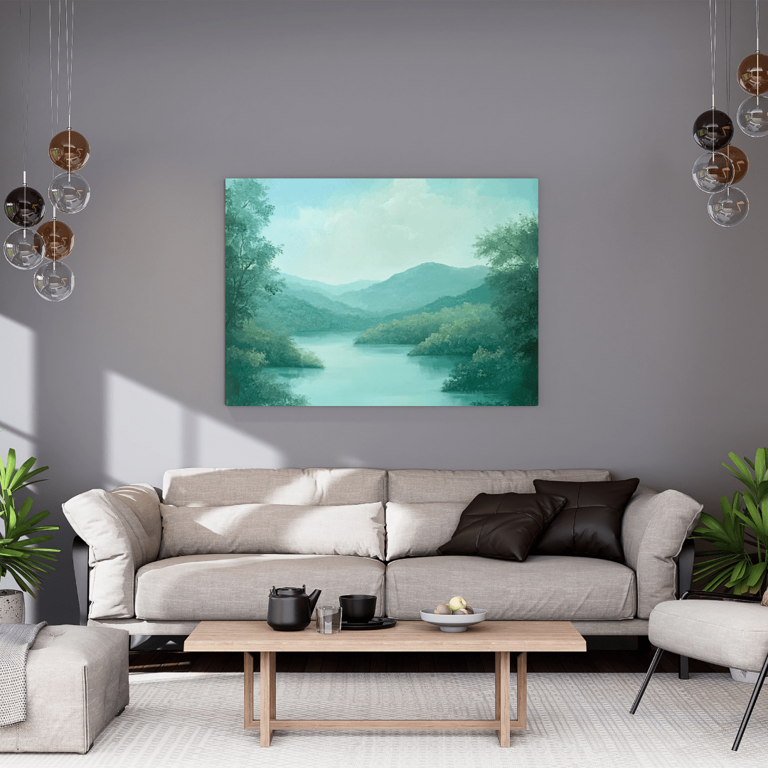 Serene Lake View – Limited Wall Art - Aestheticanvas