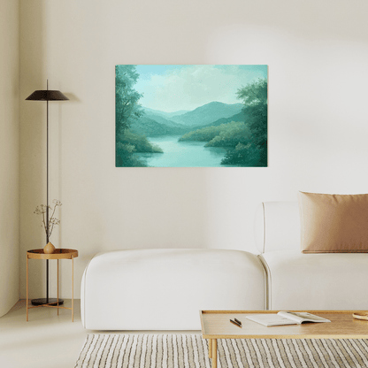 Serene Lake View – Limited Wall Art - Aestheticanvas