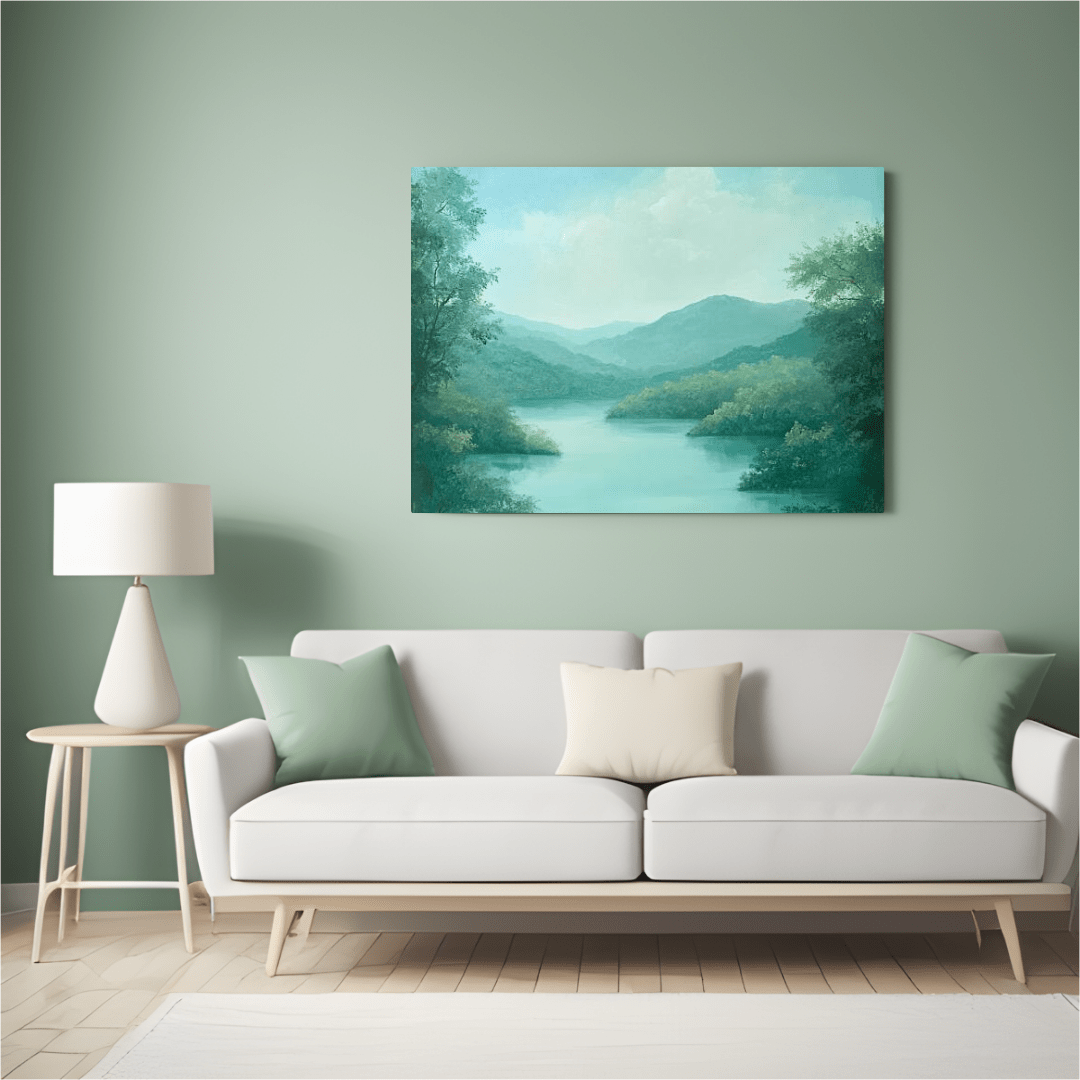 Serene Lake View – Limited Wall Art - Aestheticanvas