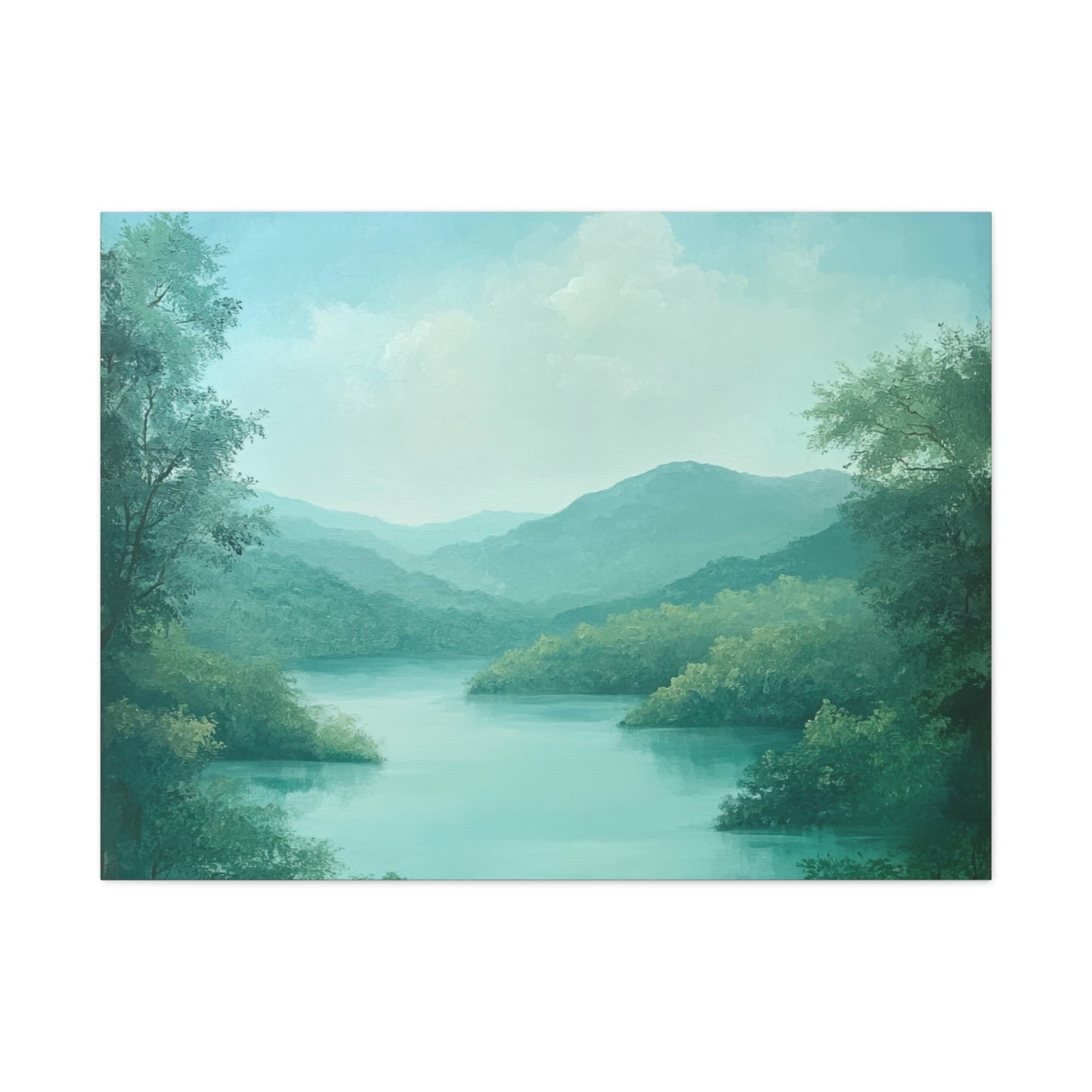 Serene Lake View – Limited Wall Art - Aestheticanvas