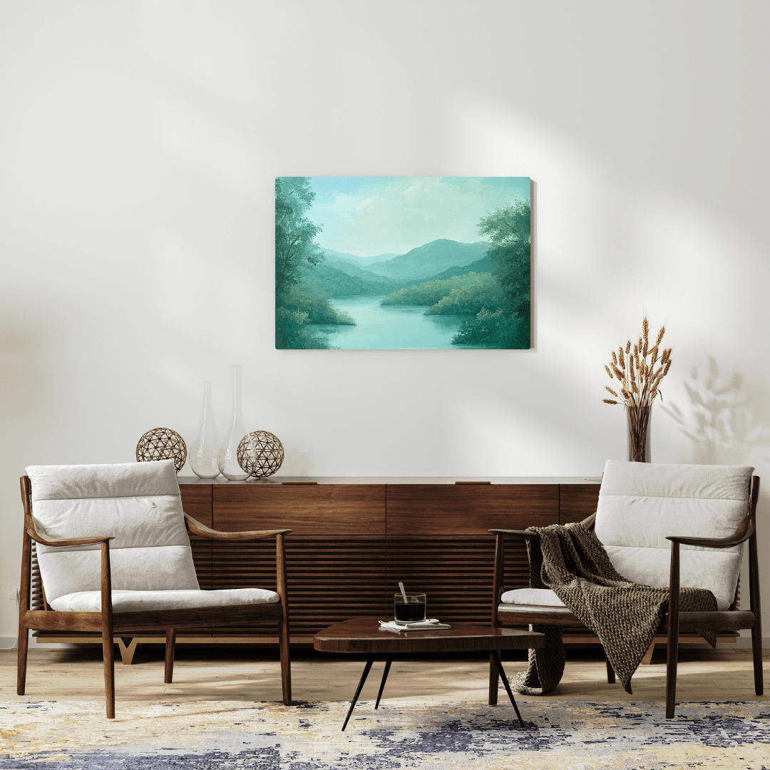 Serene Lake View – Limited Wall Art - Aestheticanvas