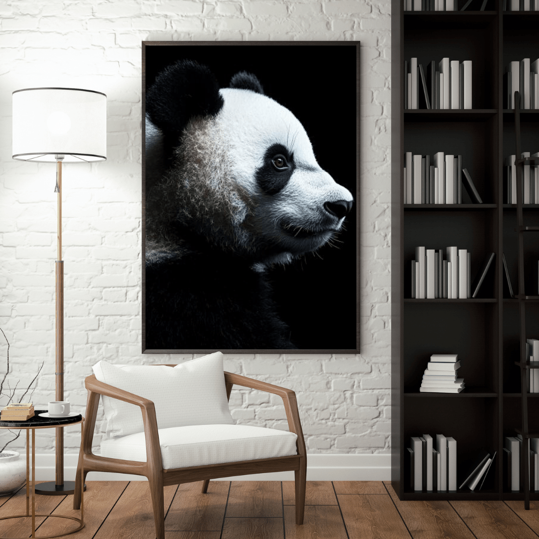 Serene Panda - Wildlife Wall Art - Aestheticanvas