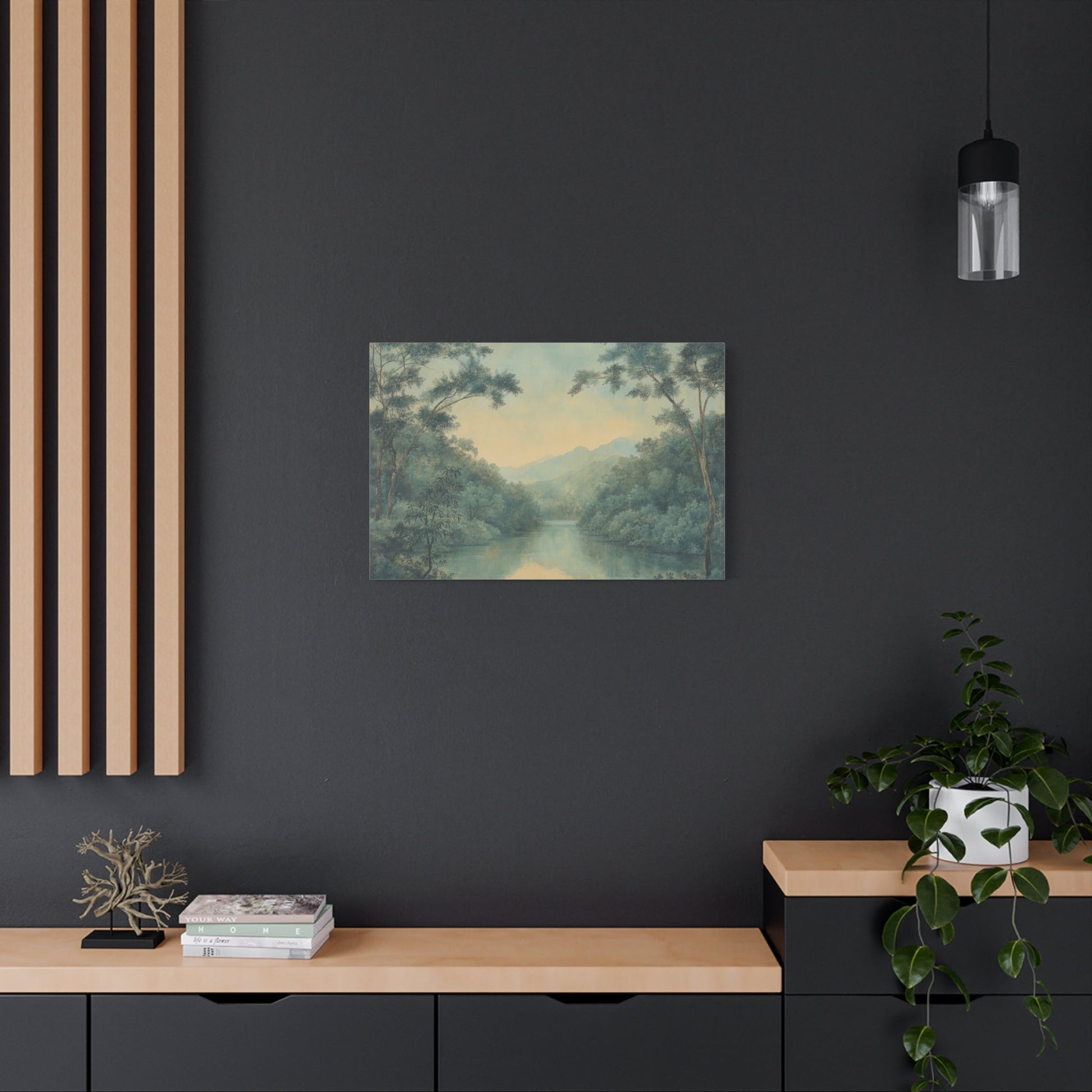 Serene Reflections of Nature - Limited Wall Art - Aestheticanvas