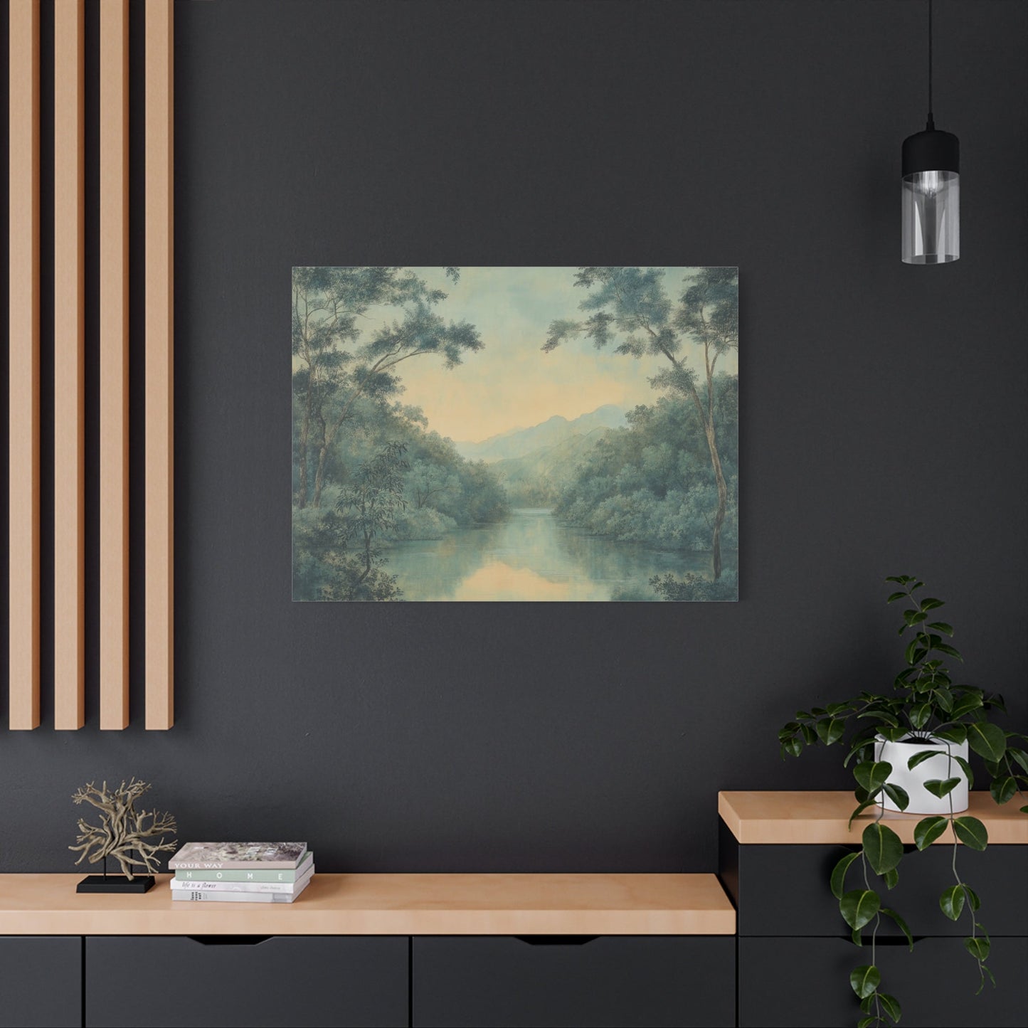 Serene Reflections of Nature - Limited Wall Art - Aestheticanvas