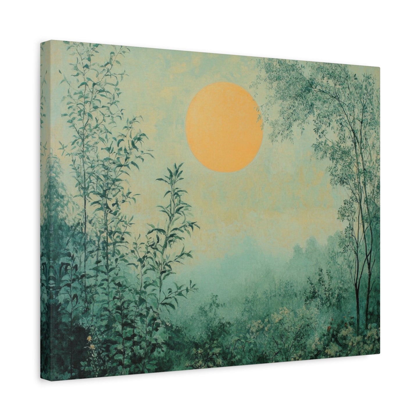 Serene Sunrise Landscape - Nature Wall Art - Aestheticanvas