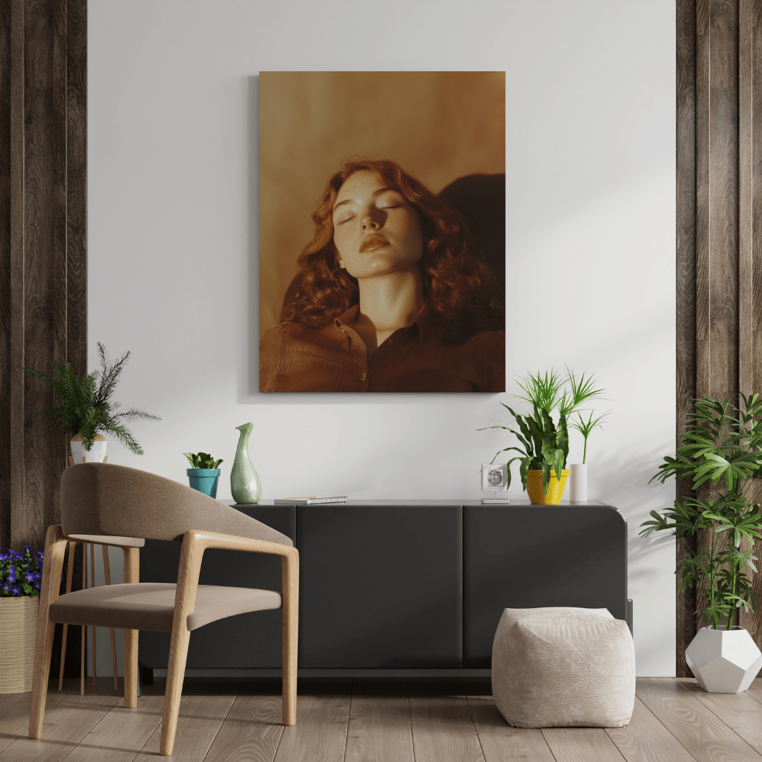 Serene Tranquillity Portrait - Women Wall Art - Aestheticanvas