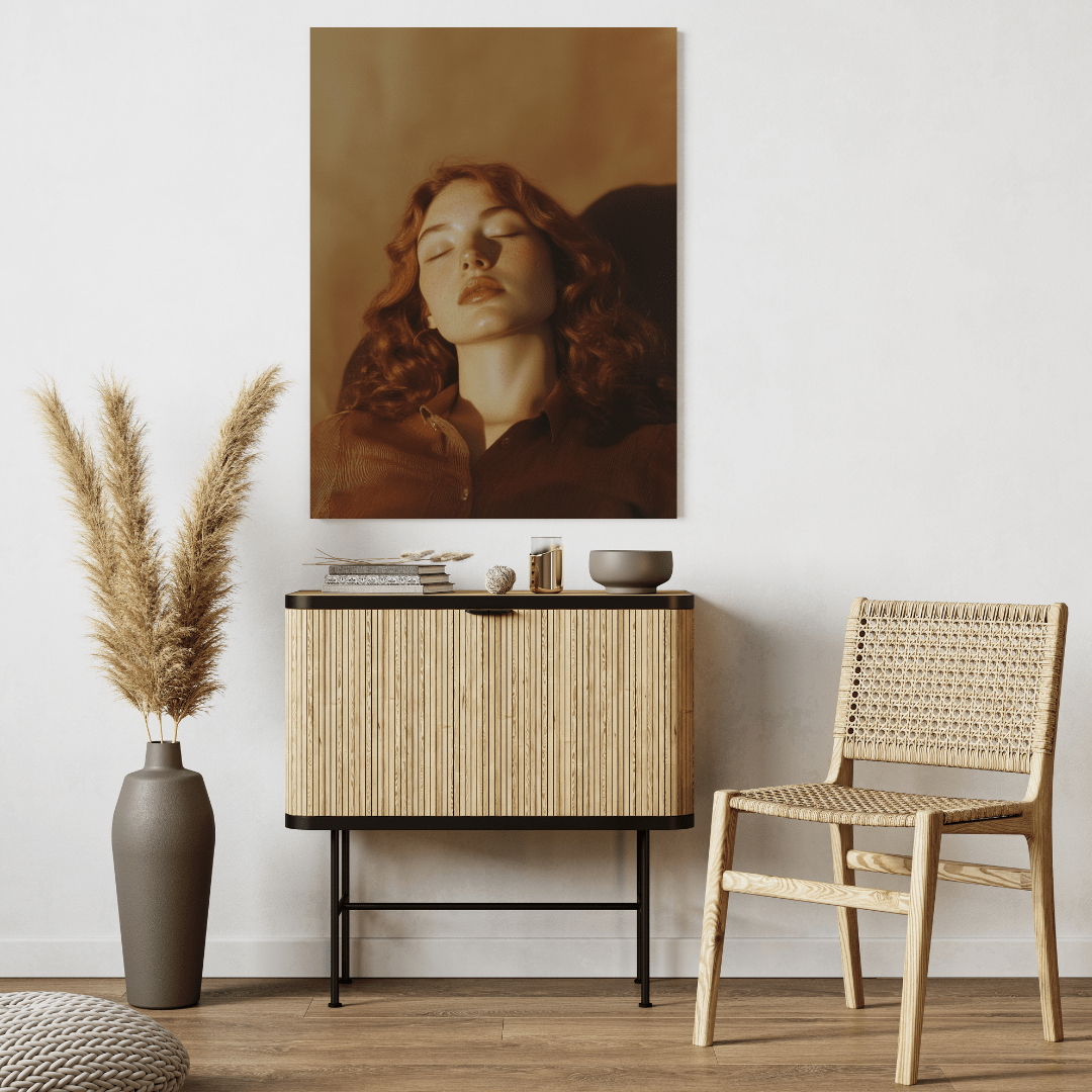 Serene Tranquillity Portrait - Women Wall Art - Aestheticanvas