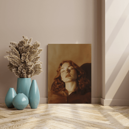 Serene Tranquillity Portrait - Women Wall Art - Aestheticanvas