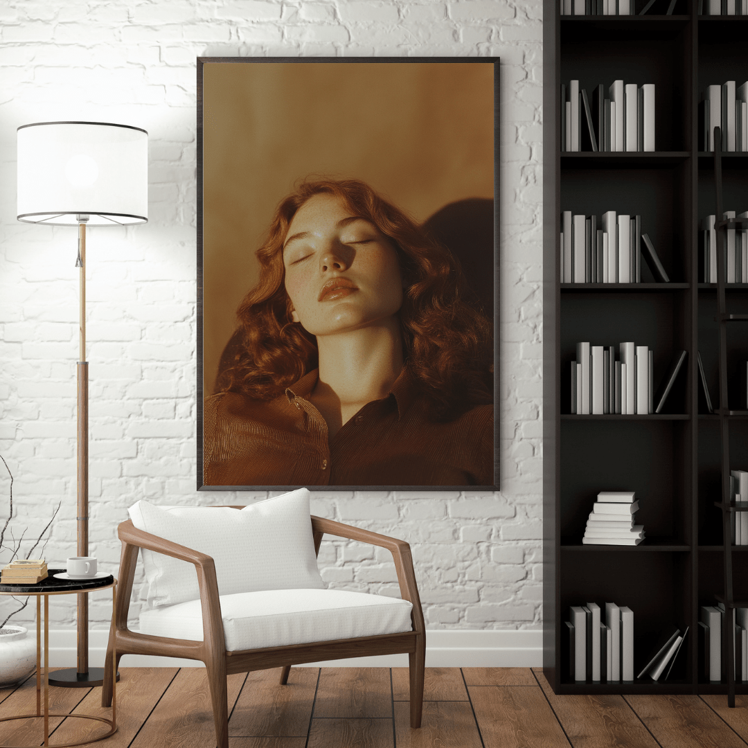 Serene Tranquillity Portrait - Women Wall Art - Aestheticanvas