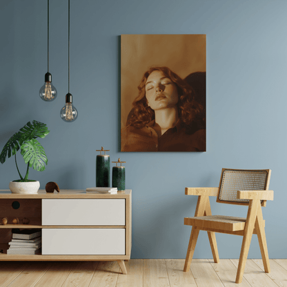 Serene Tranquillity Portrait - Women Wall Art - Aestheticanvas