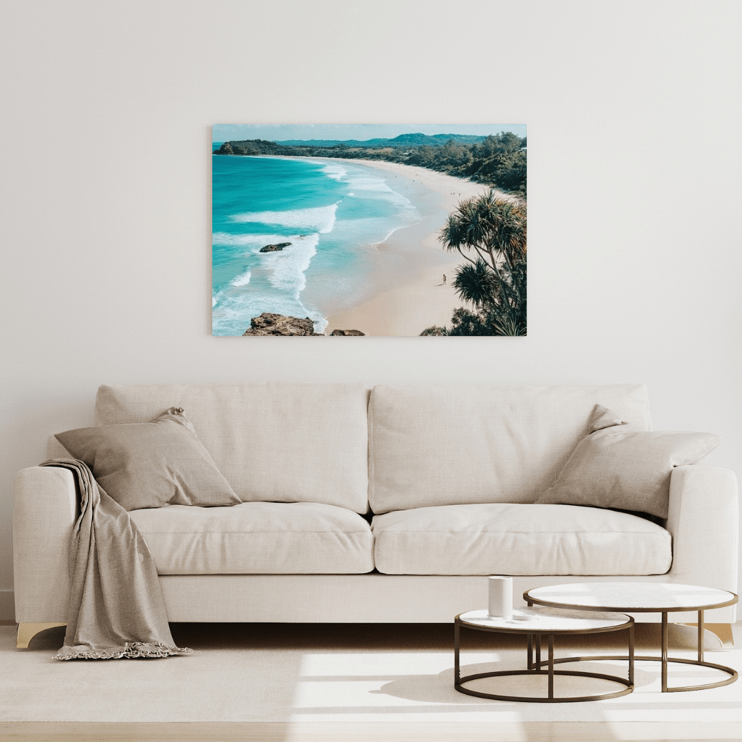 Serene Tropical Beach Retreat - Landscape Wall Art - Aestheticanvas