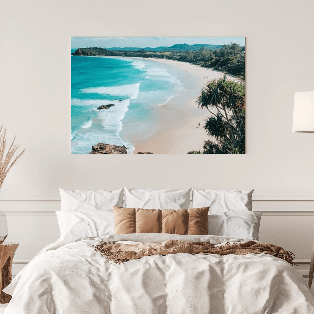 Serene Tropical Beach Retreat - Landscape Wall Art - Aestheticanvas