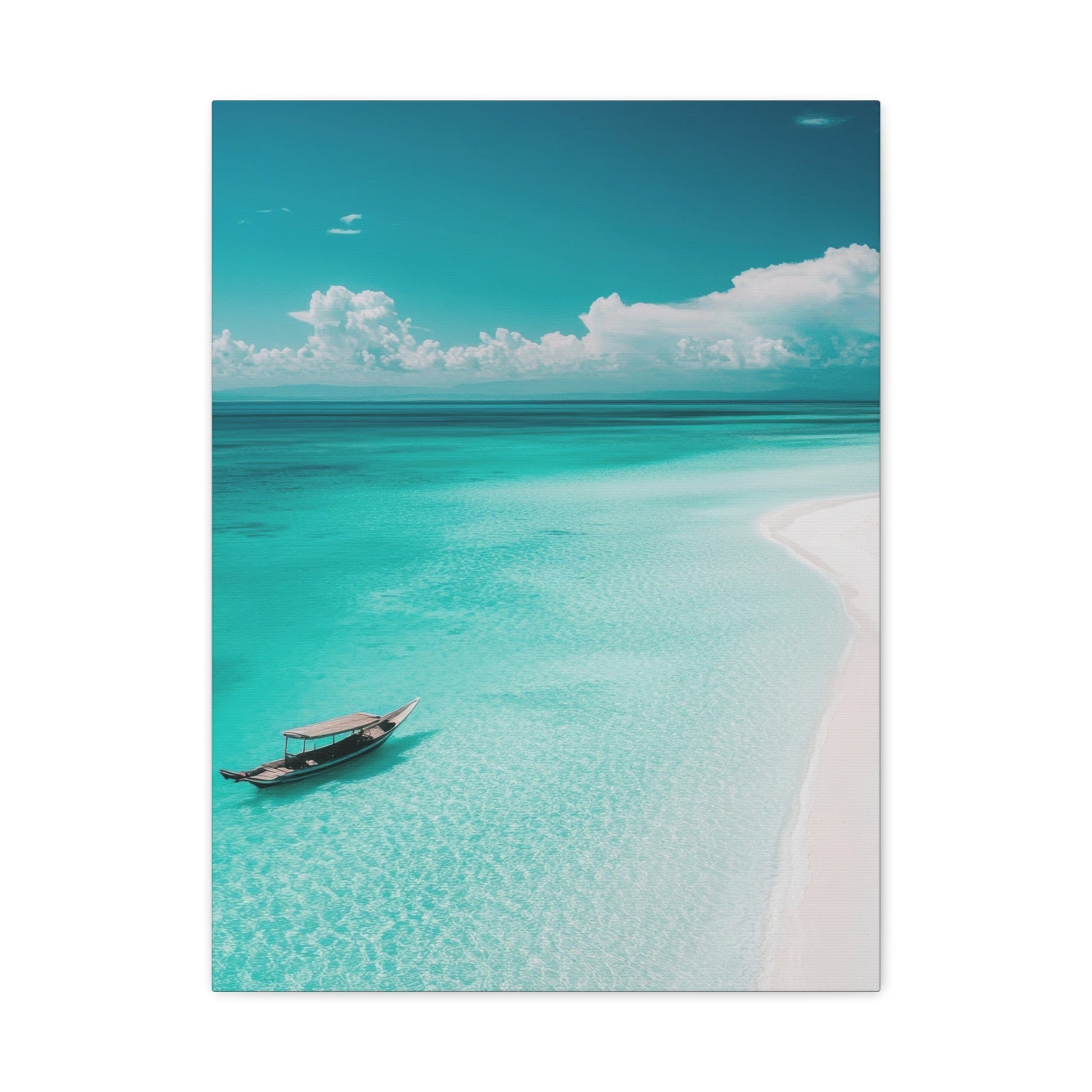 Serene Zanzibar Beach - Beach Wall Art - Aestheticanvas