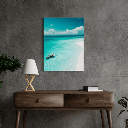 Serene Zanzibar Beach - Beach Wall Art - Aestheticanvas