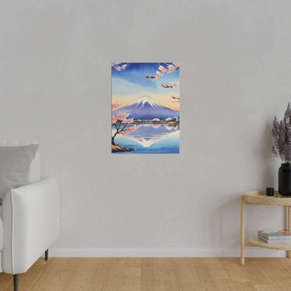 Serenity Of Mount Fuji - Japanese Wall Art - Aestheticanvas