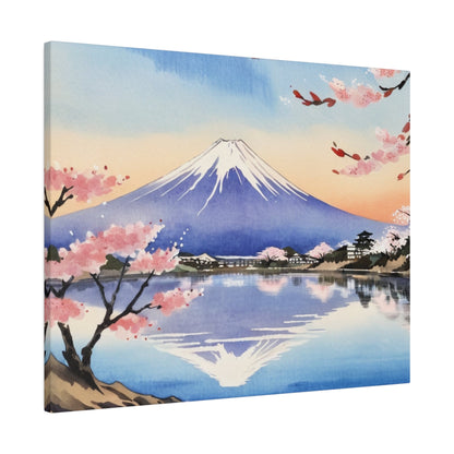 Serenity Of Mount Fuji - Japanese Wall Art - Aestheticanvas