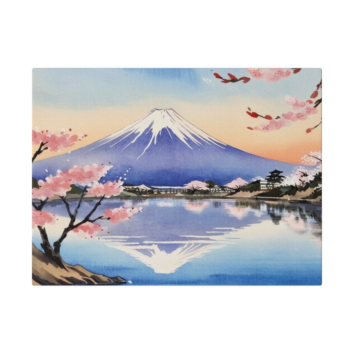 Serenity Of Mount Fuji - Japanese Wall Art - Aestheticanvas